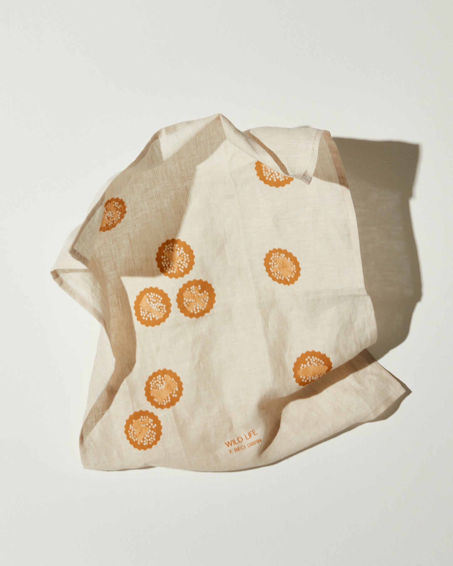 Beci Orpin X Wild Life - 100% Linen Tea Towel